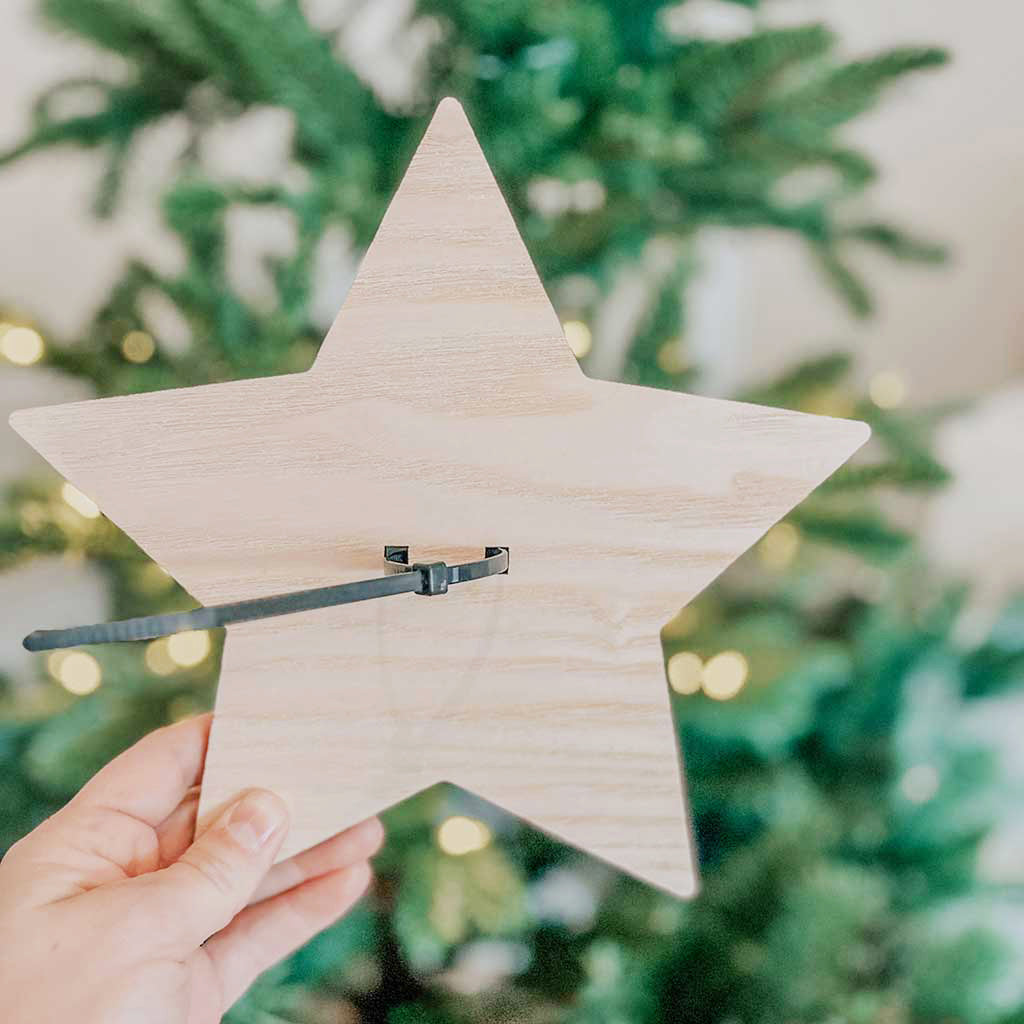 Mirrored Christmas Tree Star