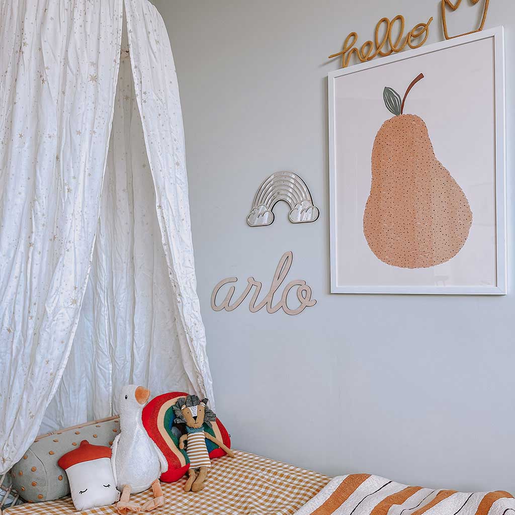 rainbow mirror kids nursery