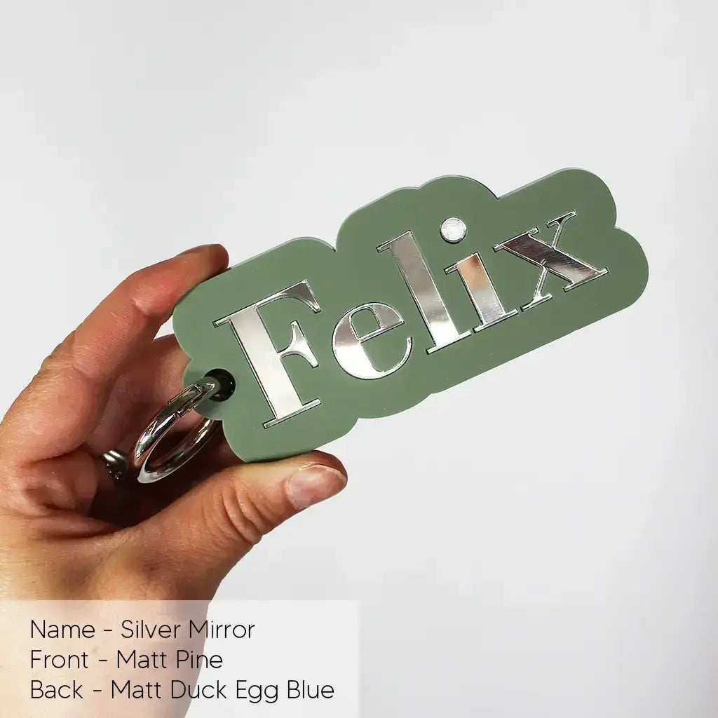 Large Triple Layered Keyring
