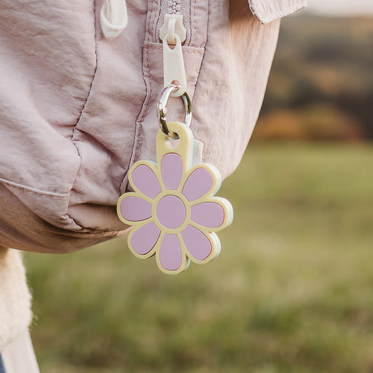 Flower Personalised Keyring
