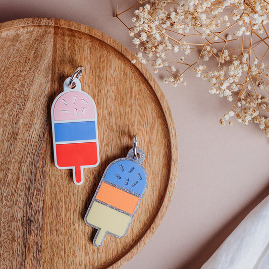 Ice Cream Personalised Keyring