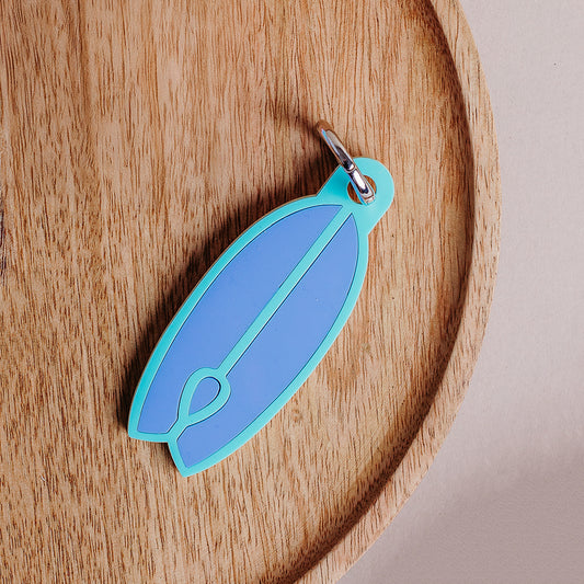 Surfboard Personalised Keyring