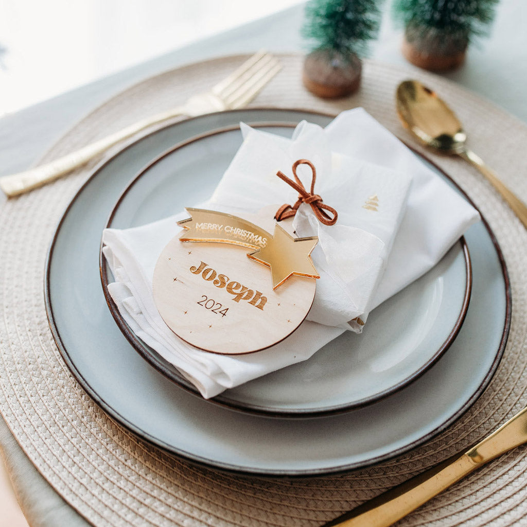 Shooting Star Personalised Bauble