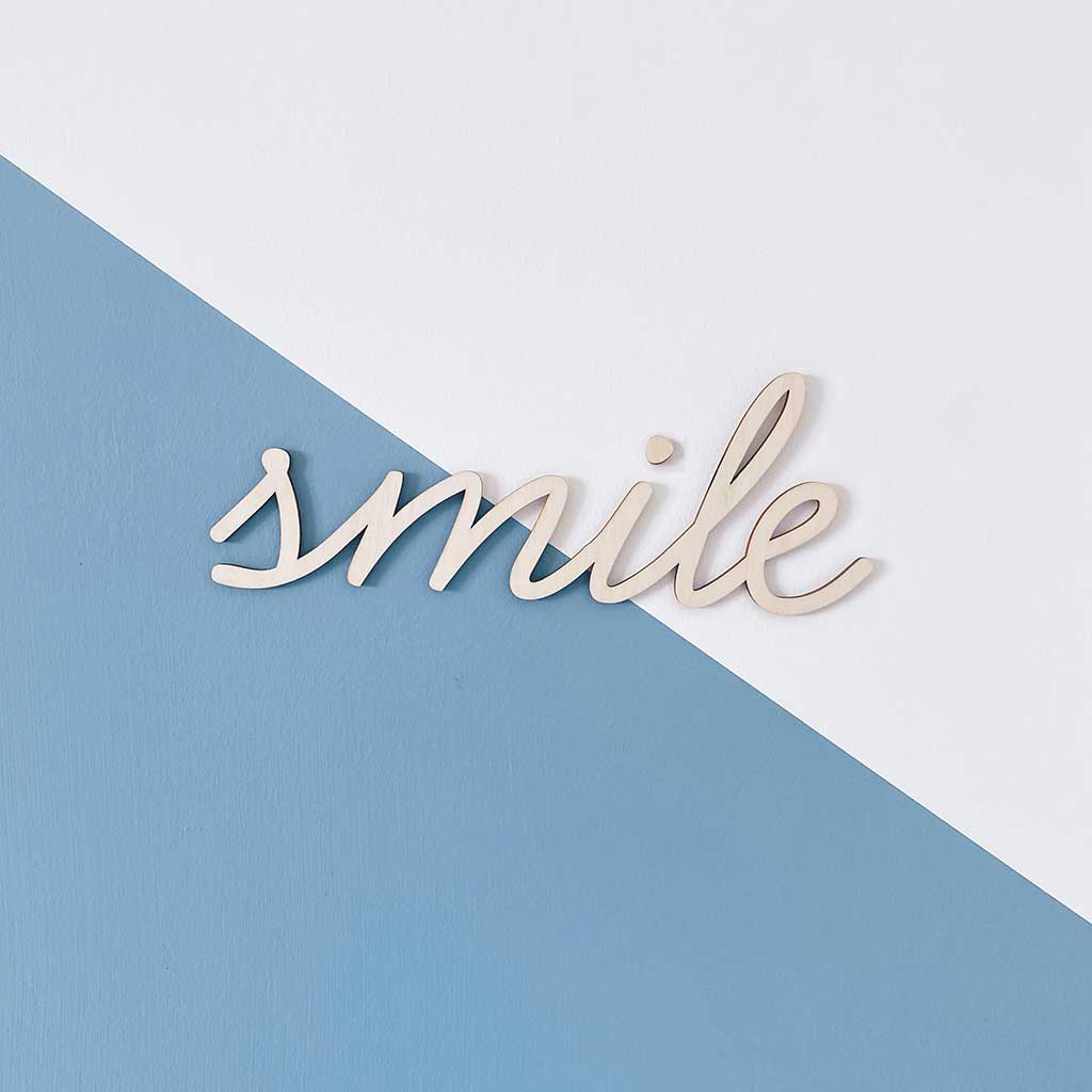 Smile Wall Sign