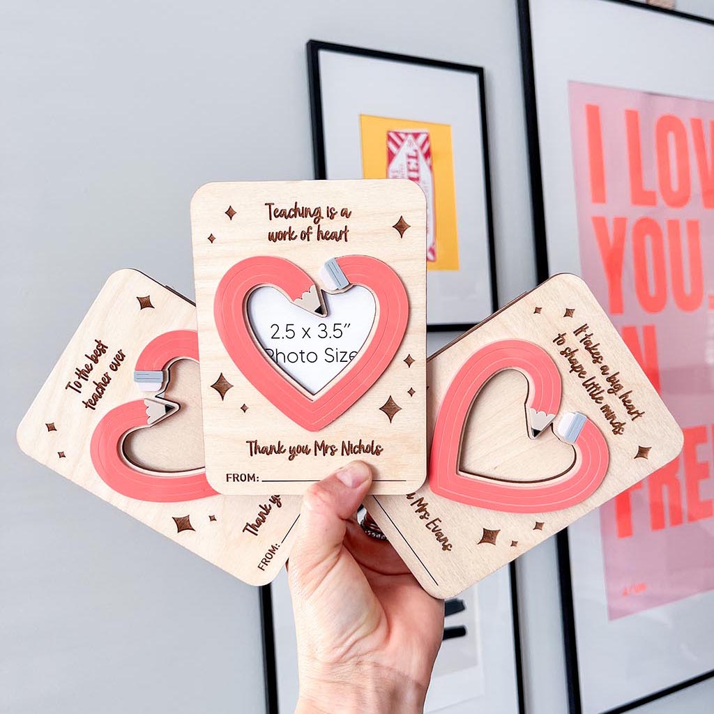 Personalised Teacher Photo/Art Frame