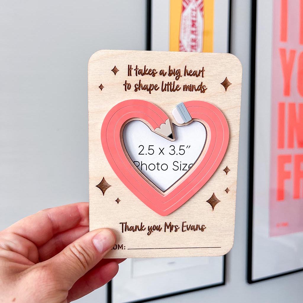 Personalised Teacher Photo/Art Frame