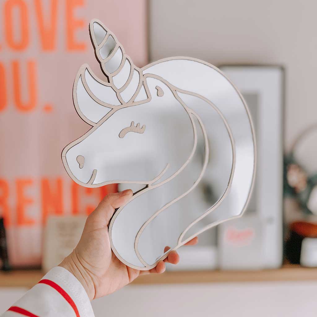 unicorn horse pony mirror girls bedroom nursery