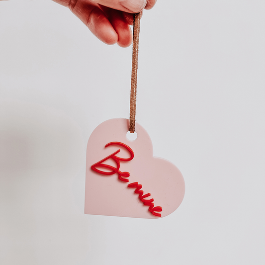 Be Mine Heart Keyring/Tag