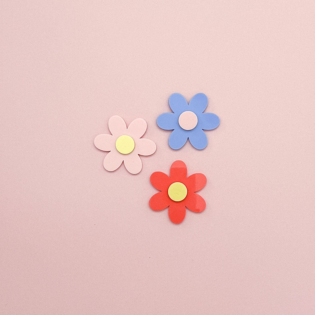 Flower Acrylic Wall Hooks