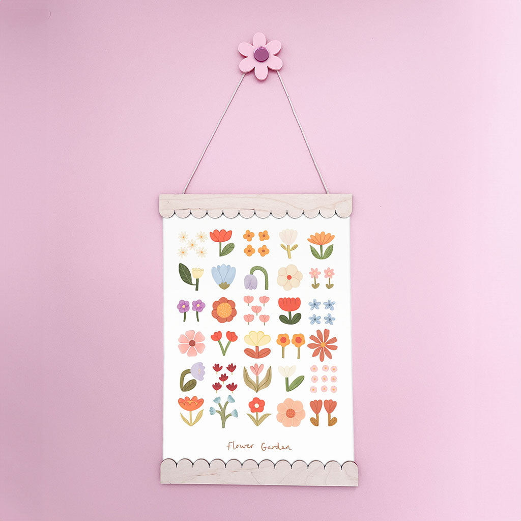 Flower Acrylic Wall Hooks