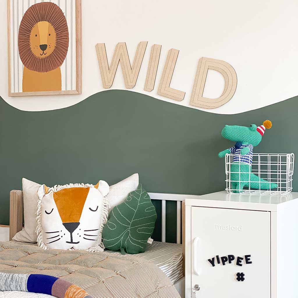 Medium Striped Letters/Numbers