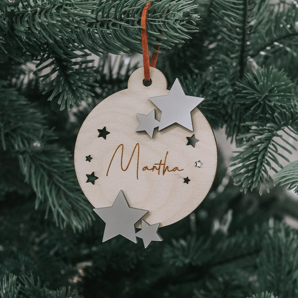 Star Personalised Bauble