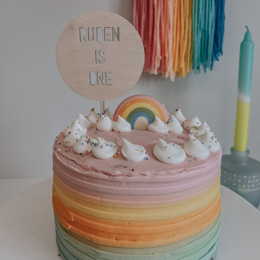 Disk Cake Topper