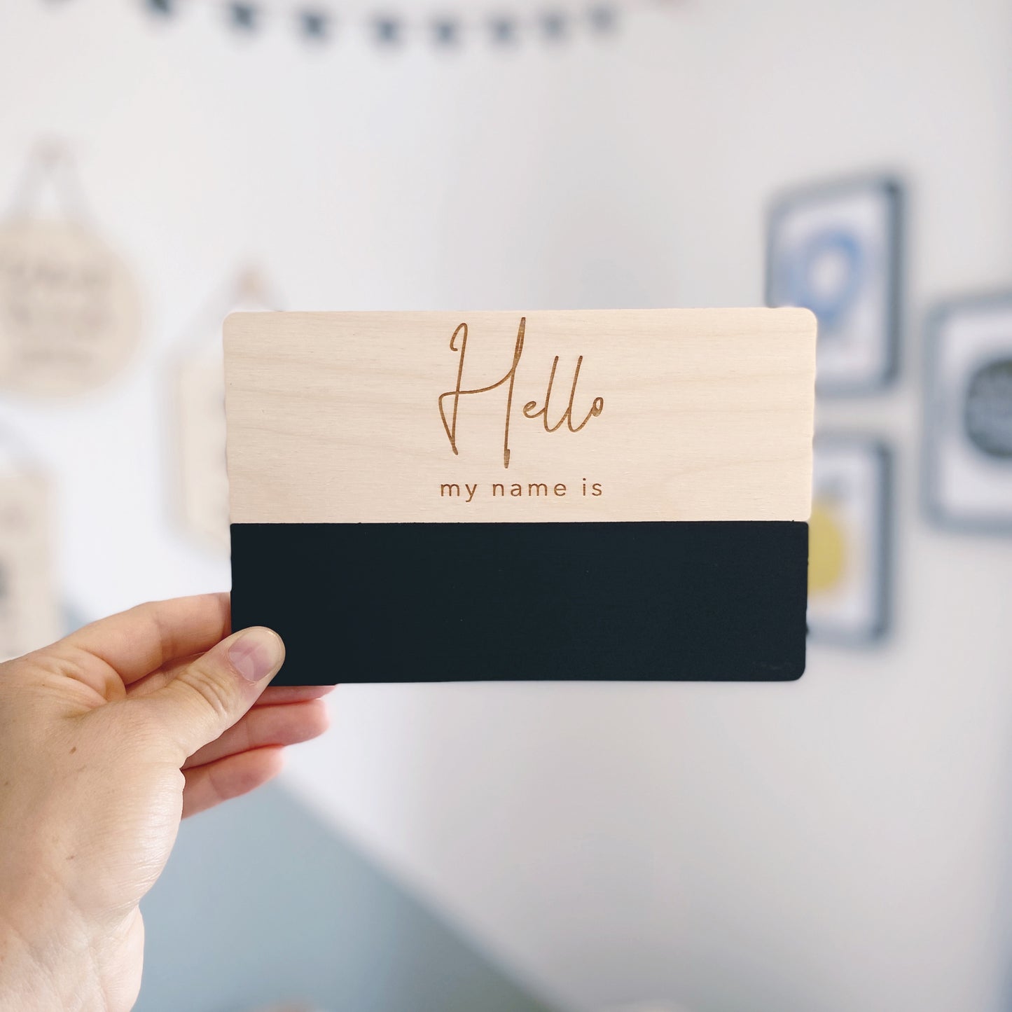 Name Announcement Plaque | Personalised Name Plaque