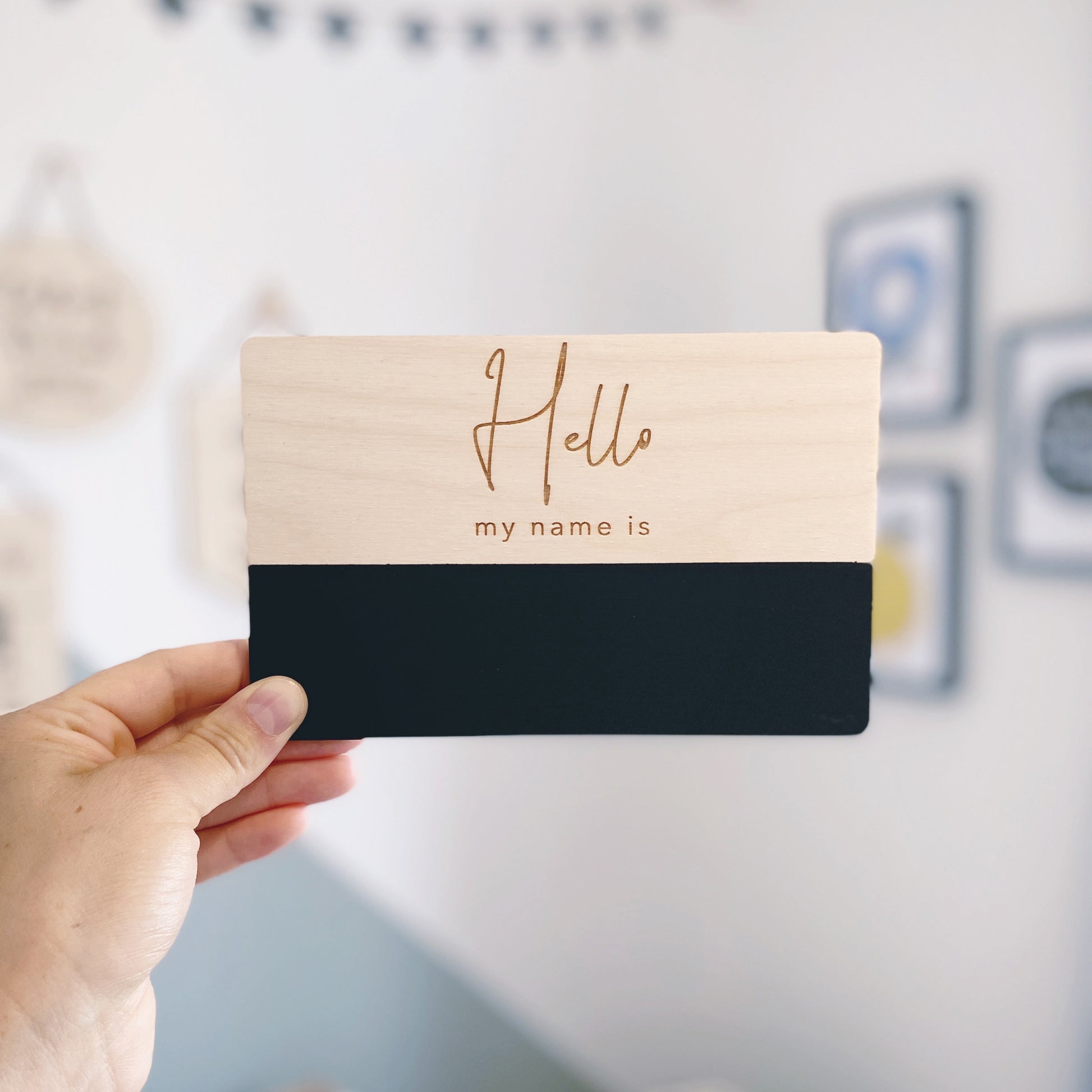 Name Announcement Plaque | Personalised Name Plaque