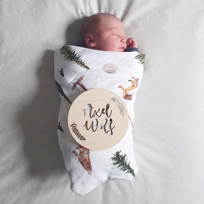 Large Fern Name Plaque | Personalised Name Plaque