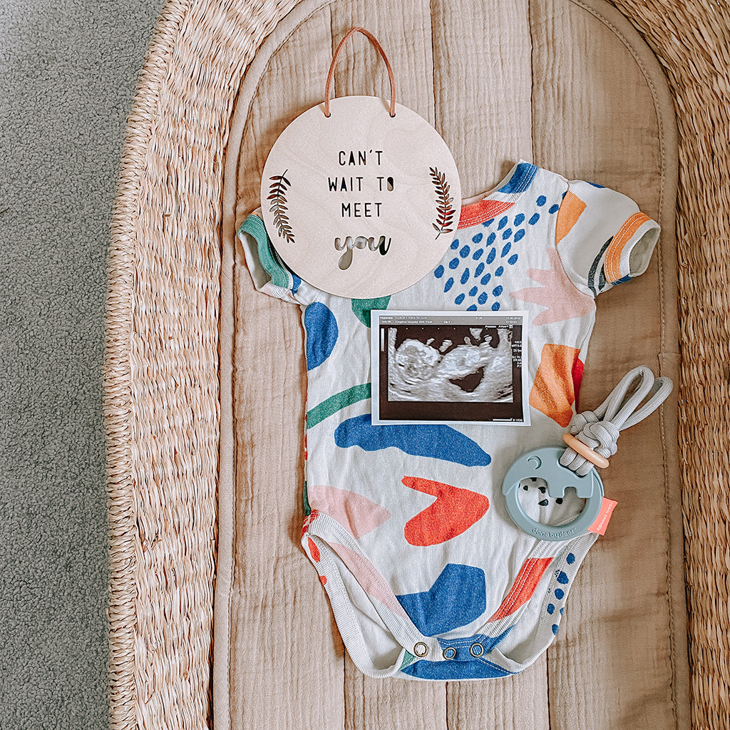 Can't Wait to Meet You Plaque