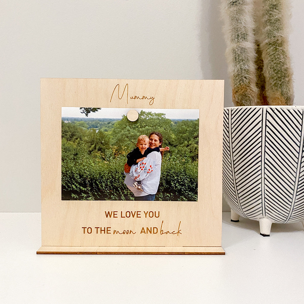 Freestanding Personalised 6x4in Photo Frame