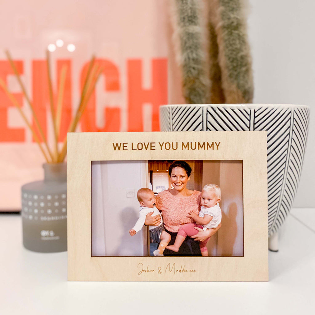 Personalised Fridge/Leaning Frame 6x4in