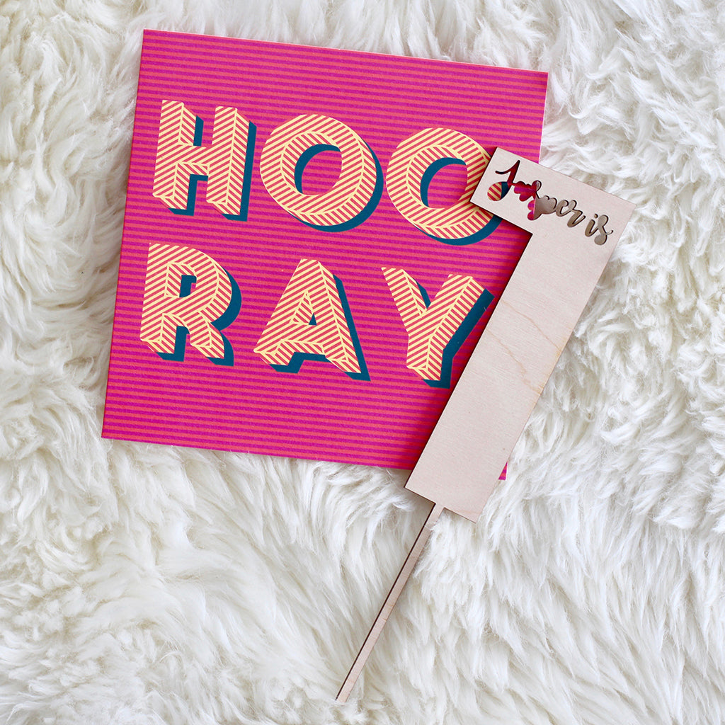 Beautiful laser cut poplar plywood number cake topper. A perfect gift that can be personalised.
