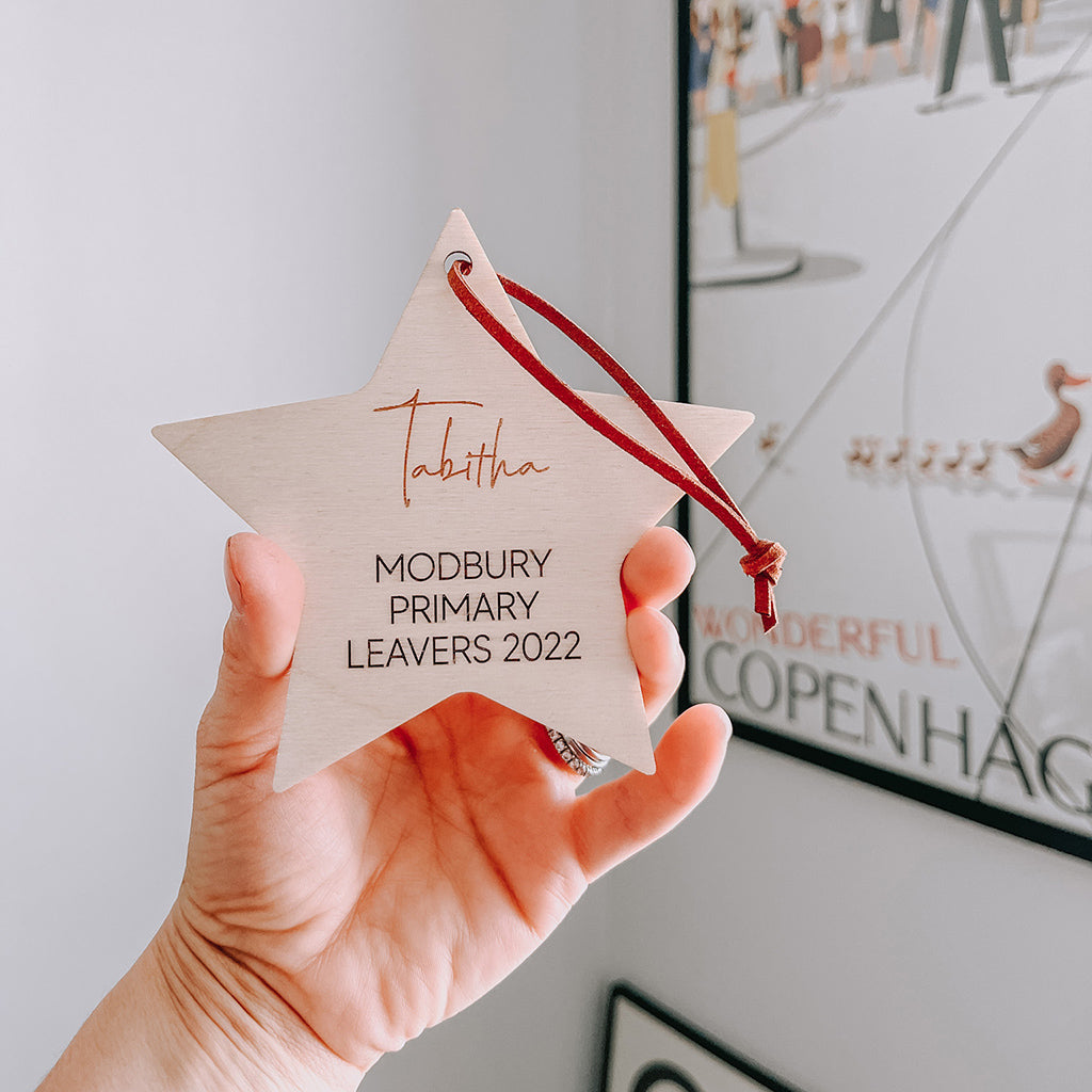 Leavers Star Personalised Gift