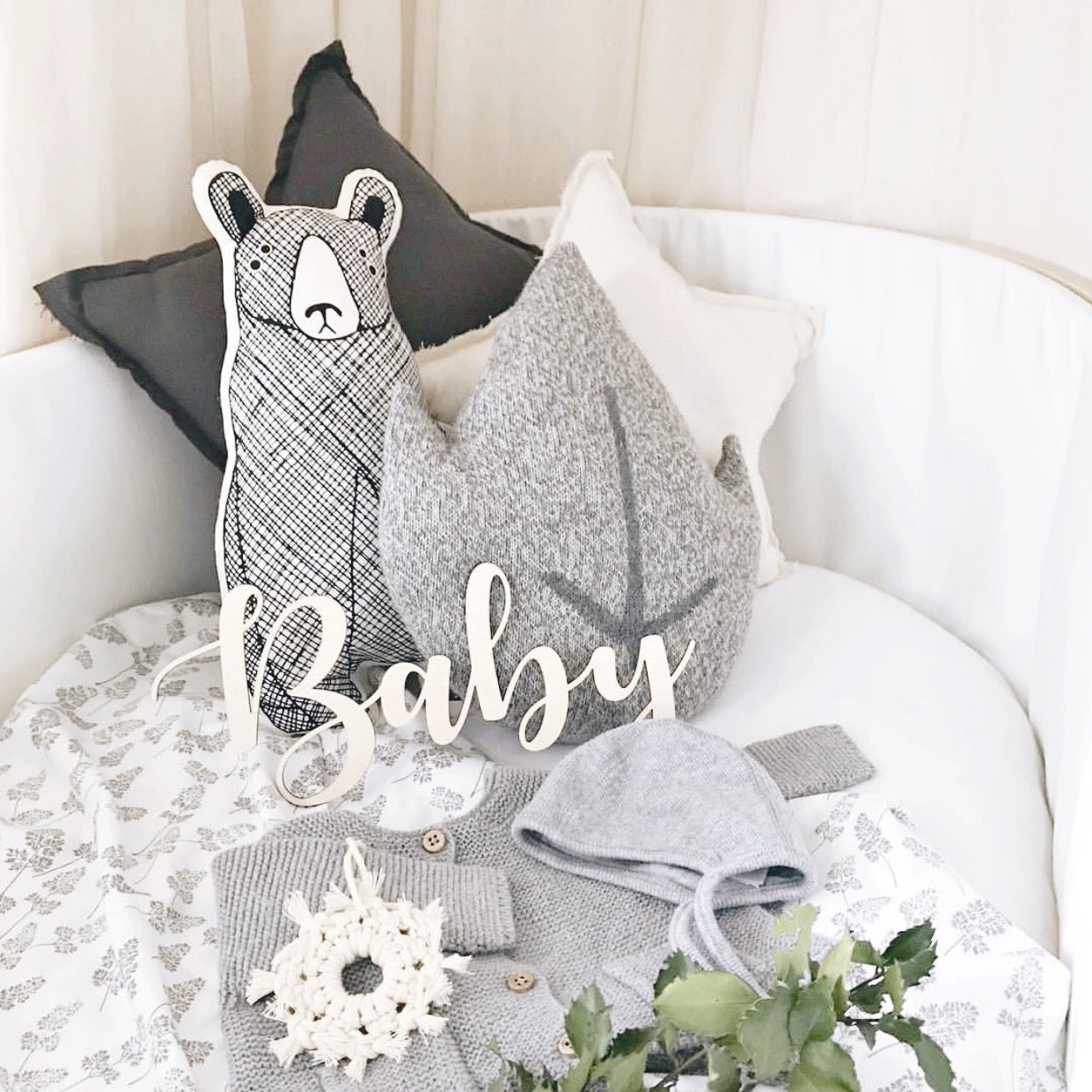 Classic Wall Name | Personalised Wooden Nursery Decoration