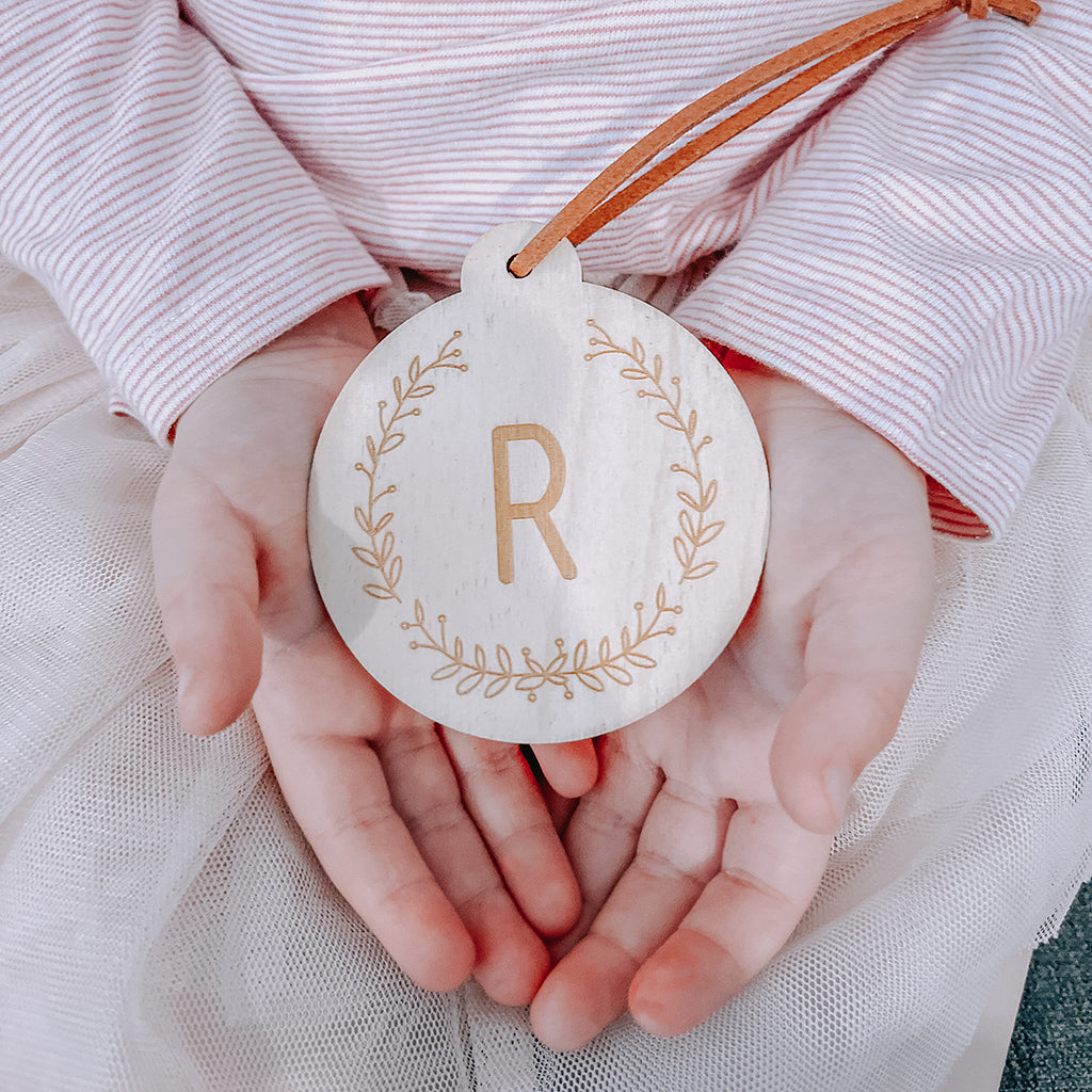 Letter Bauble Engraved