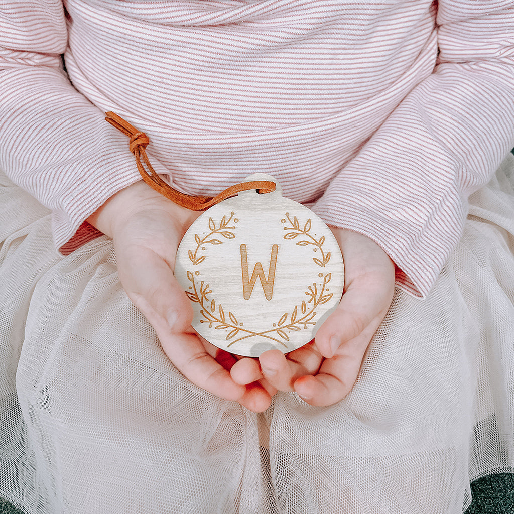 Letter Bauble Engraved