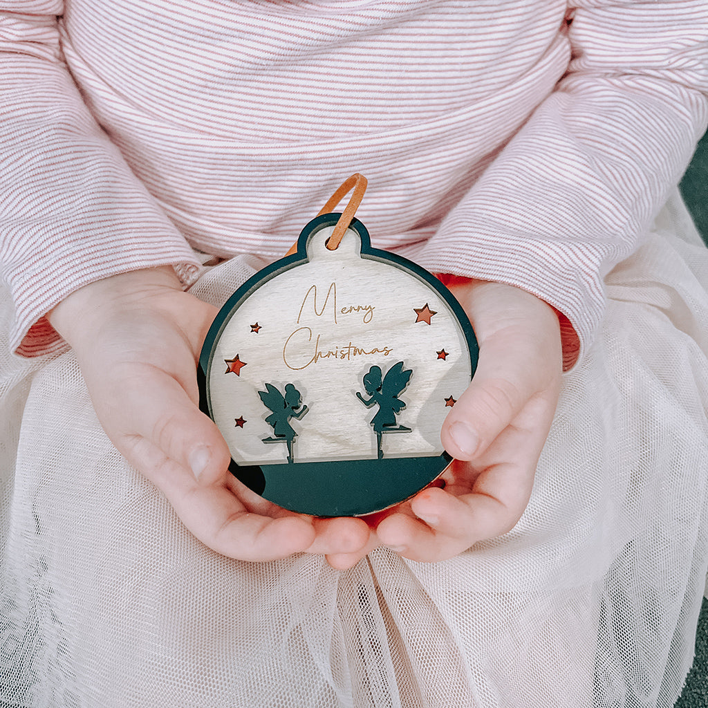 Fairy Merry Christmas Bauble