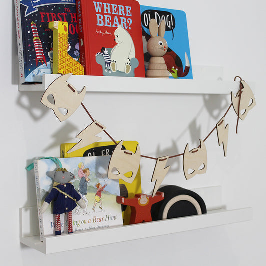 Superhero Garland | Wooden Nursery Decor