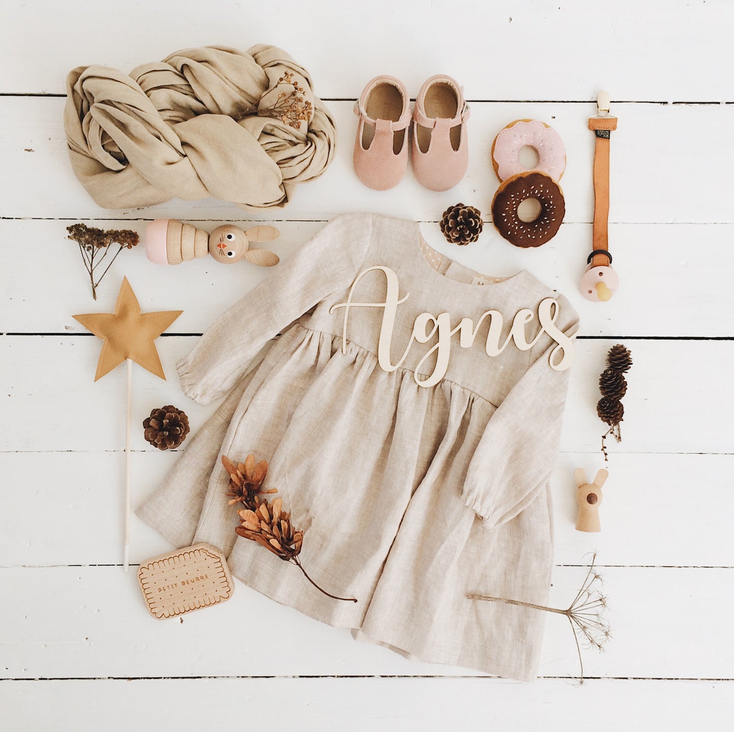 Classic Wall Name | Personalised Wooden Nursery Decoration