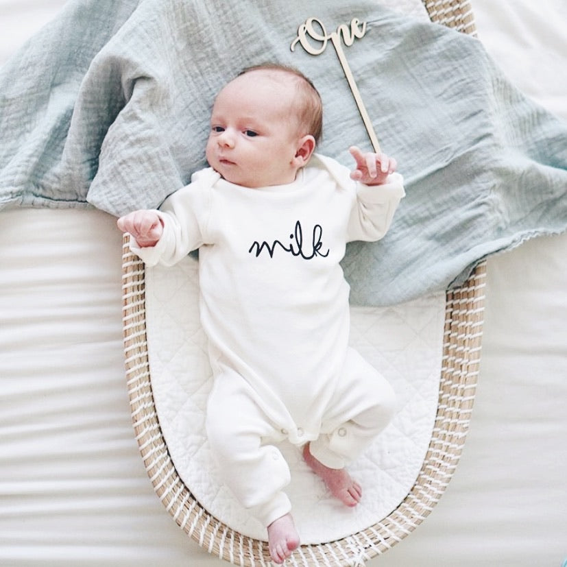 Baby Milestone Numbers | Wooden Baby Milestone Cards