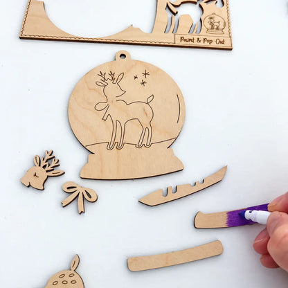 Paint Your Own Decoration - Reindeer