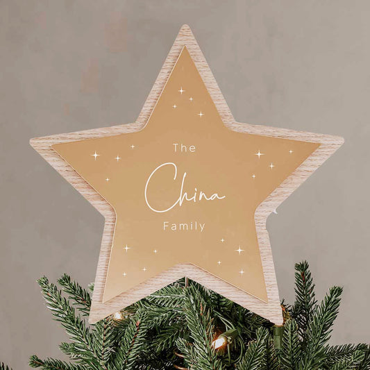 Mirrored Christmas Tree Star