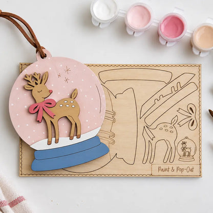 Paint Your Own Decoration - Reindeer