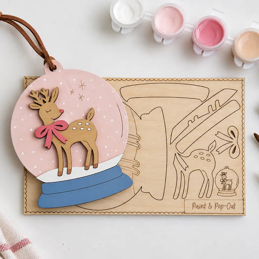 Paint Your Own Decoration - Reindeer