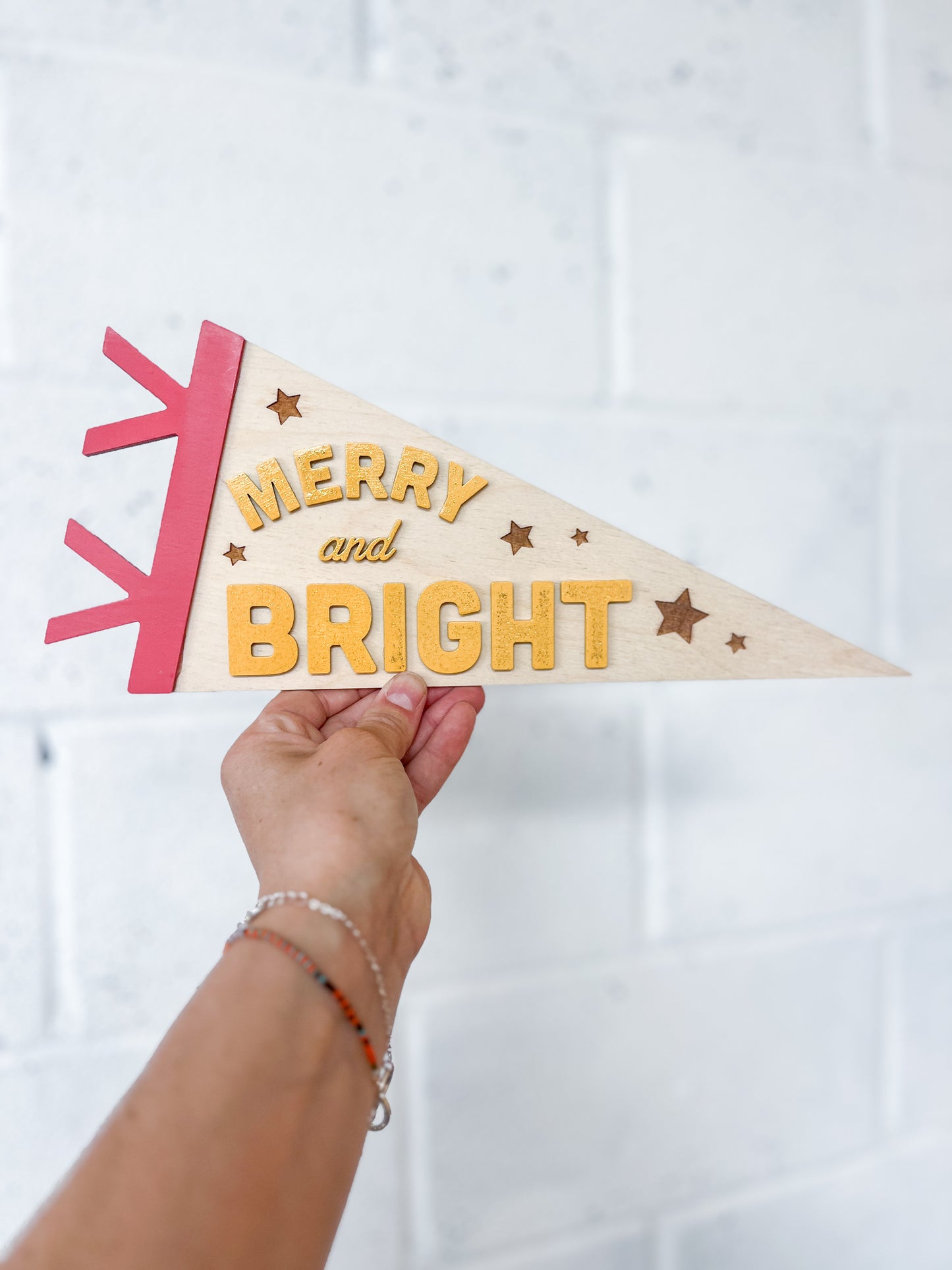 Merry & Bright Flag