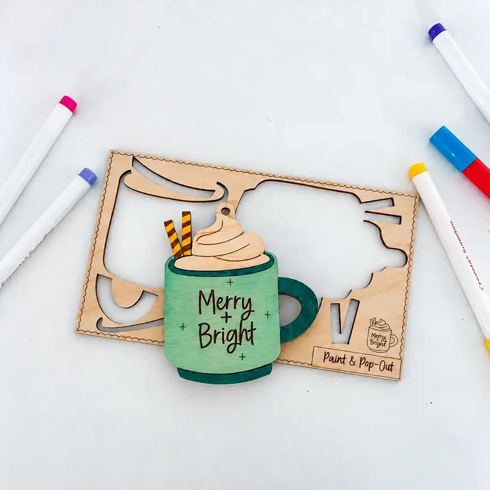 Paint Your Own Decoration - Hot Chocolate