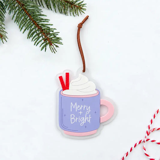 Merry & Bright Christmas Mug Bauble