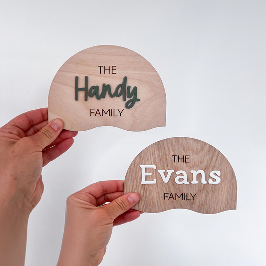 Personalised Height Chart - Family Name