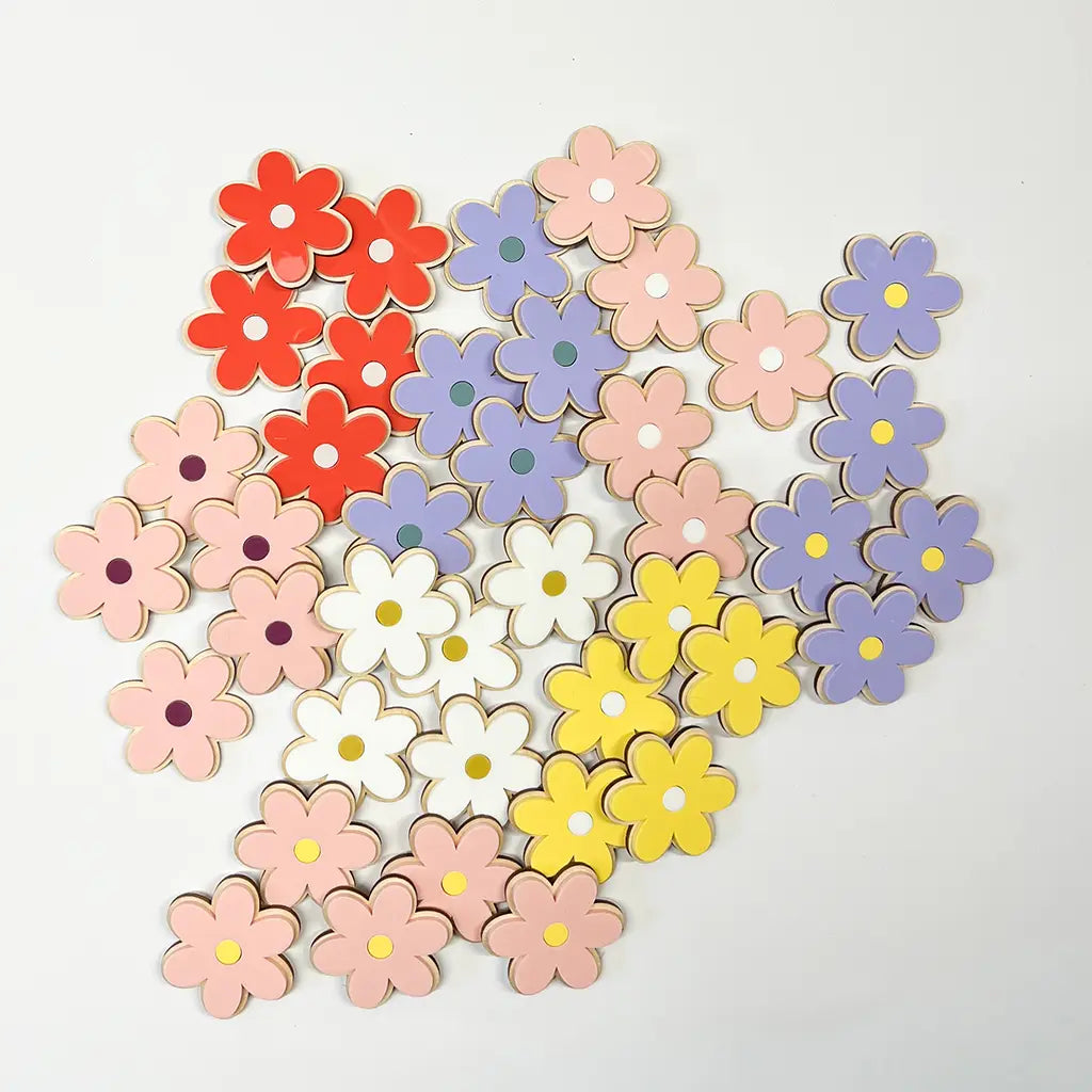 Flower Wall Decor x5
