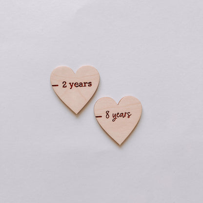 Growth Chart Markers -  Heart