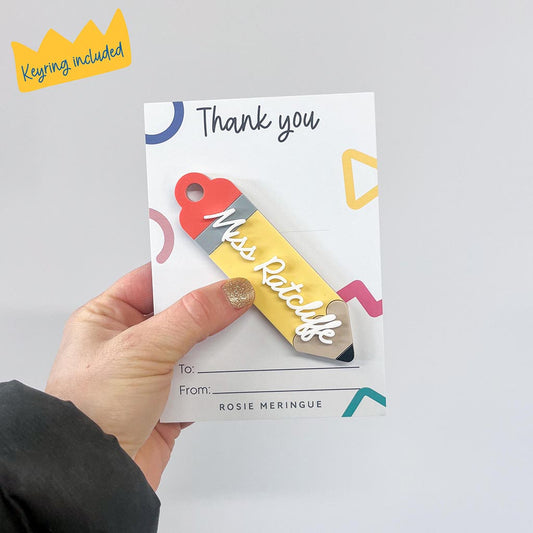 Pencil Keyring - Miss Ratcliffe