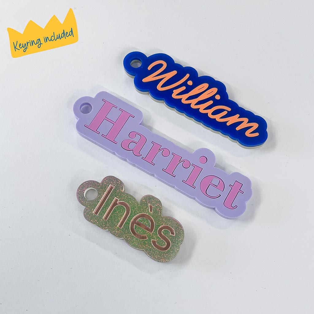 Triple Layered Keyrings