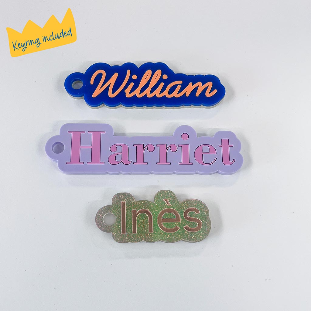 Triple Layered Keyrings