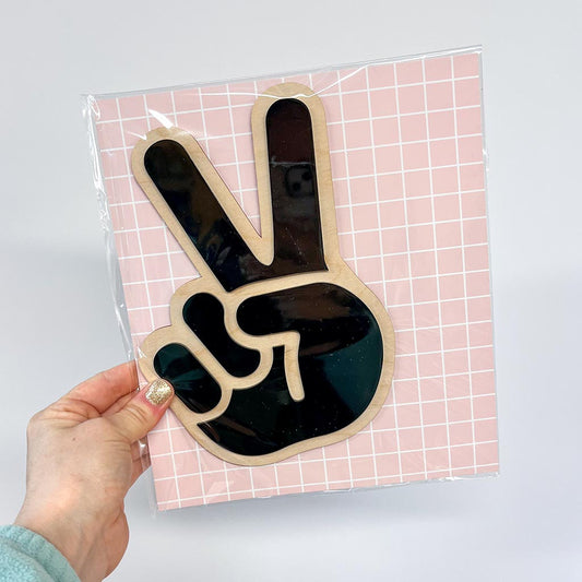 Peace Hand Large Wall Decor