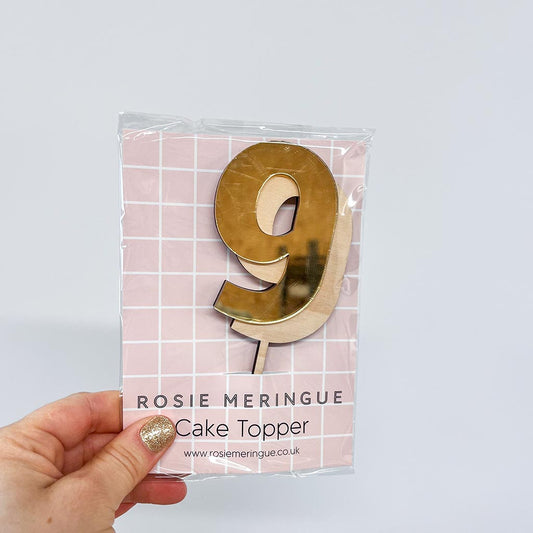 9 Cake Topper