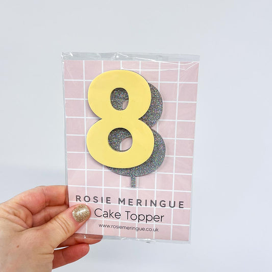 8 Cake Topper