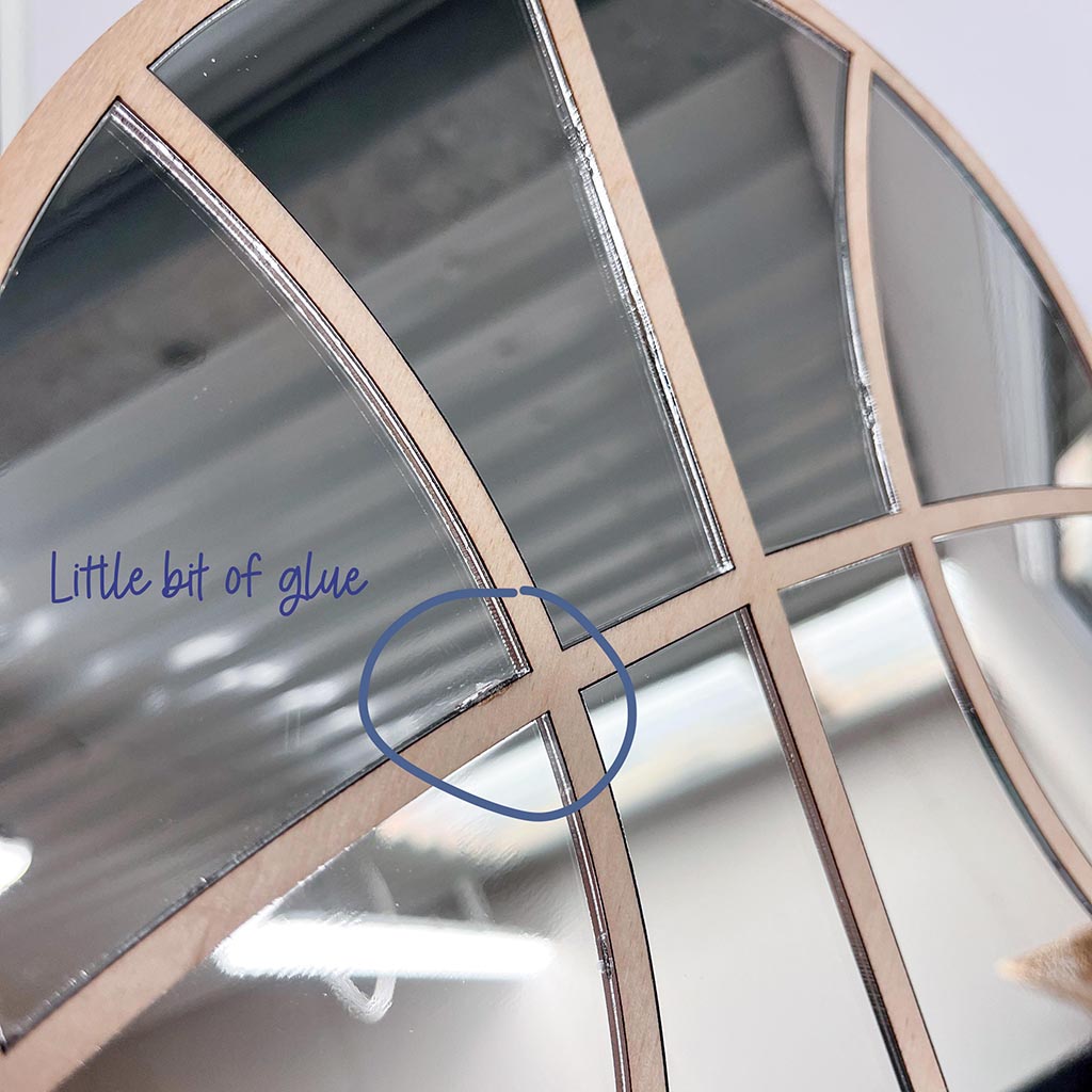 Basketball Mirror - Slight mark