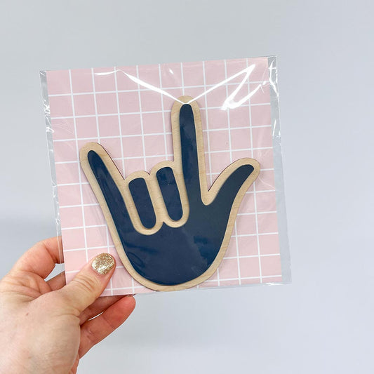 Rock on Hand Wall Decor